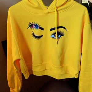 SHEIN Bright Yellow Hoodie